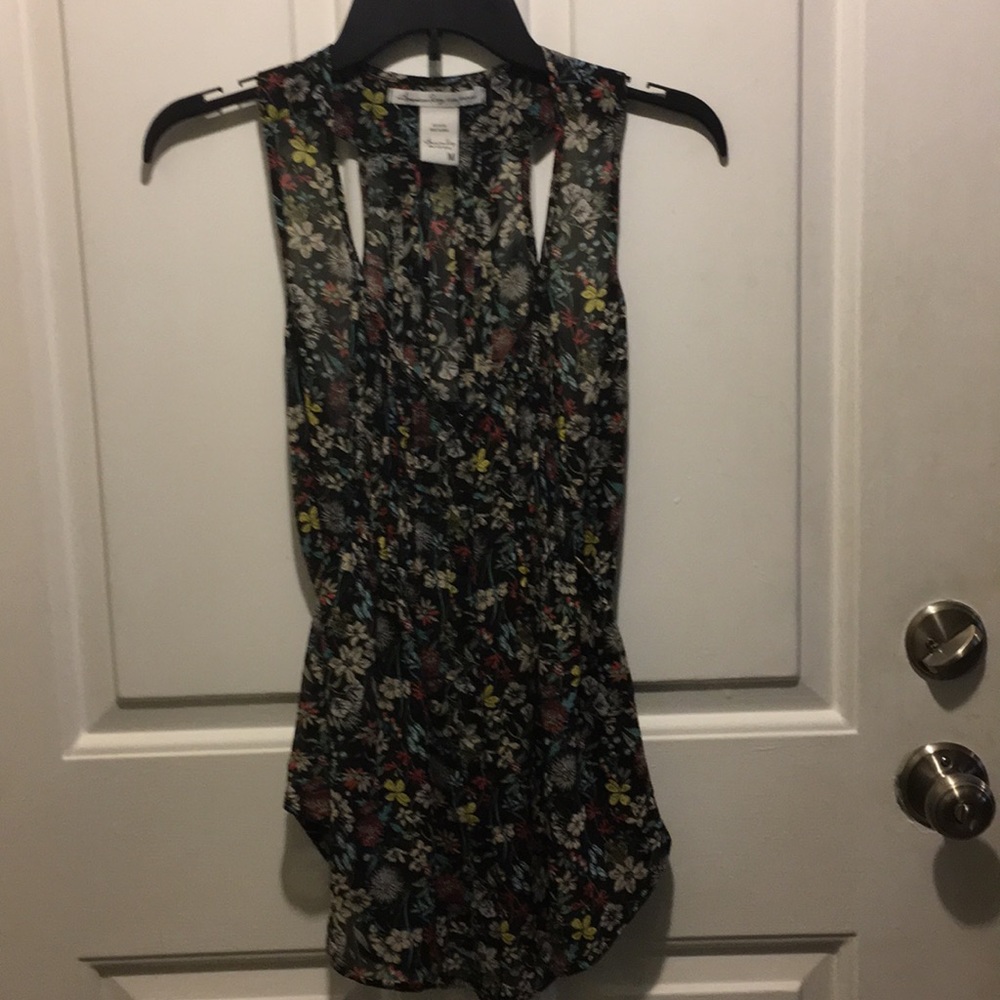 Sleeveless top.
